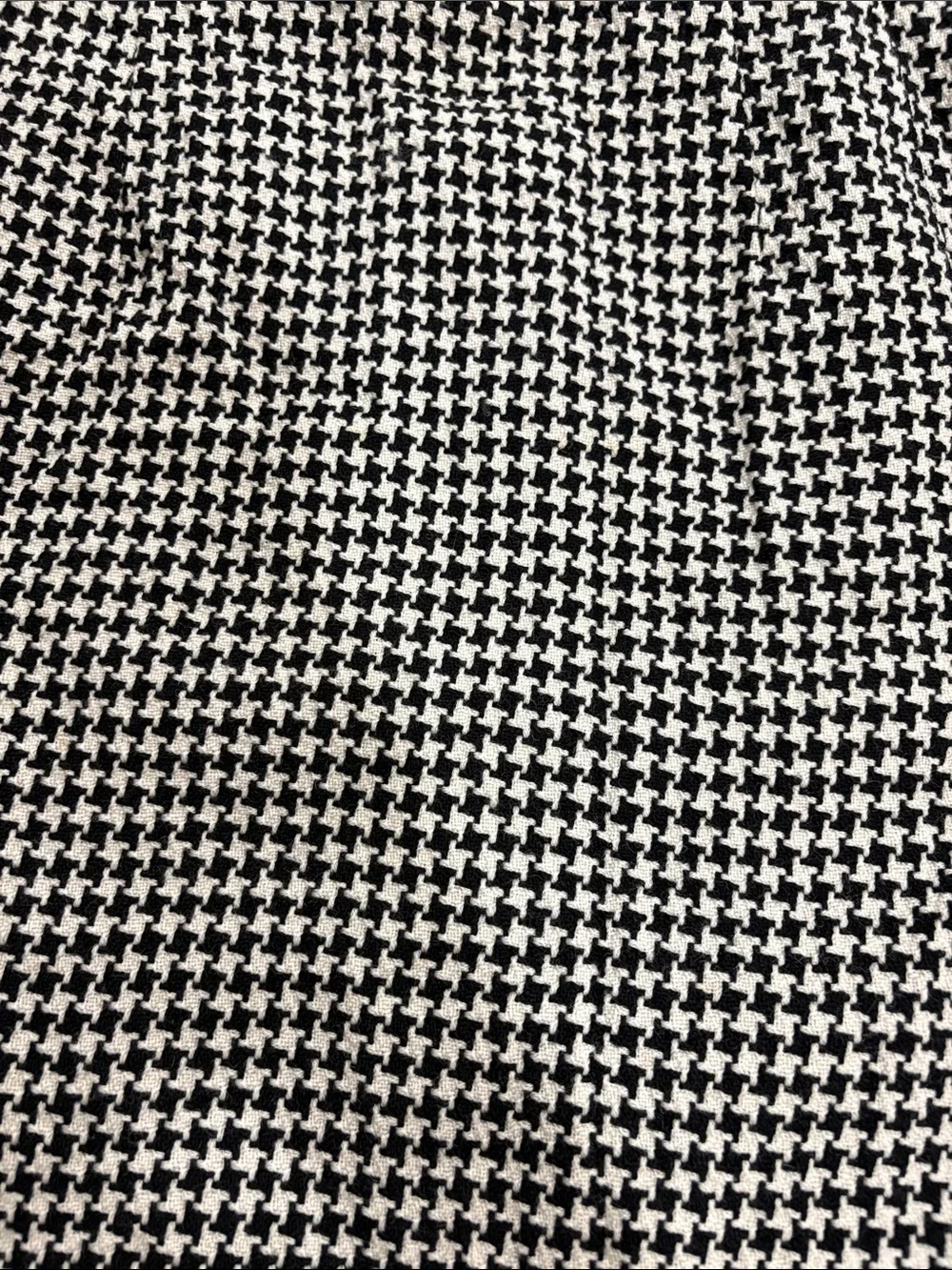 Vintage Pendleton 100% Virgin Wool Houndstooth Midi Skirt Size 6